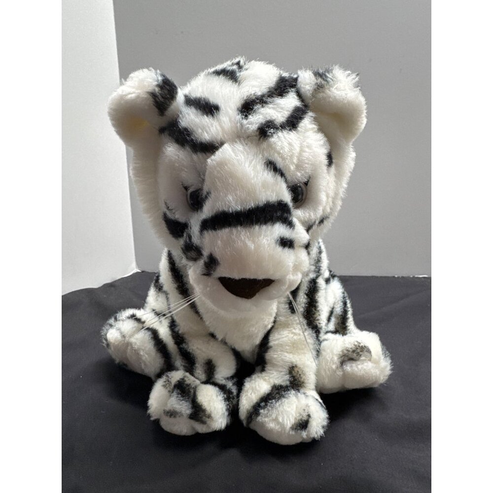 Soft Classics Westcliff LTD 1995 White Tiger Plush Stuffed Animal Toy With Black
